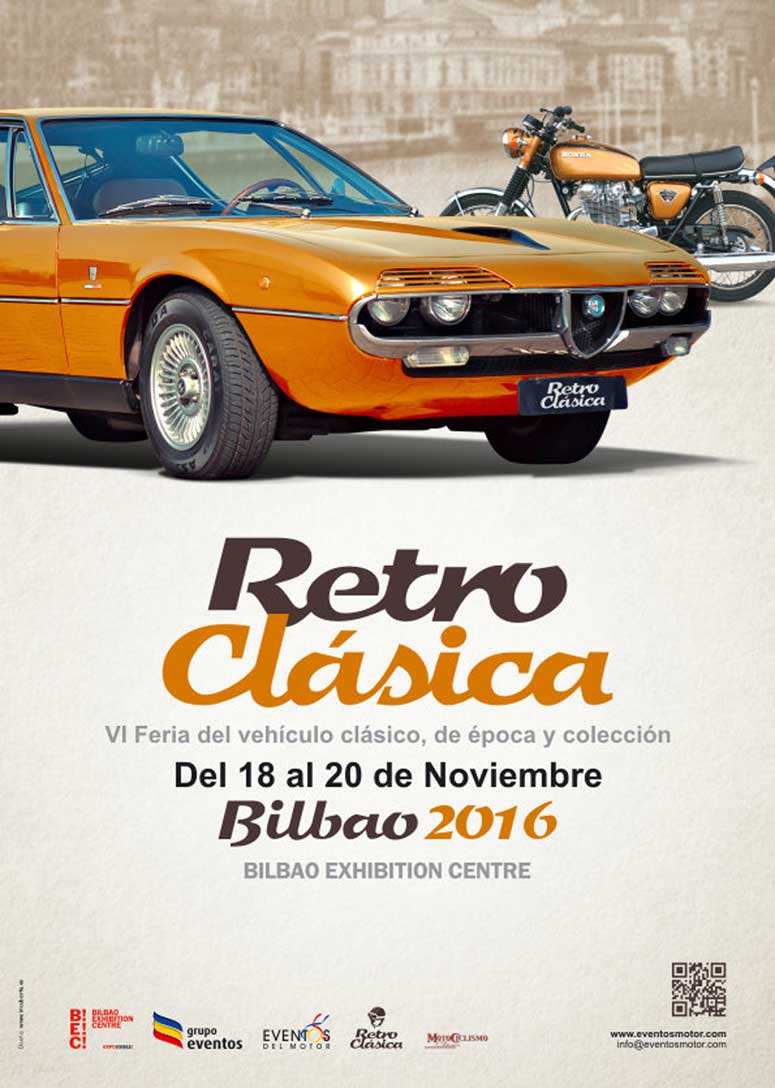 Feria de vehículos clásicos en Bilbao