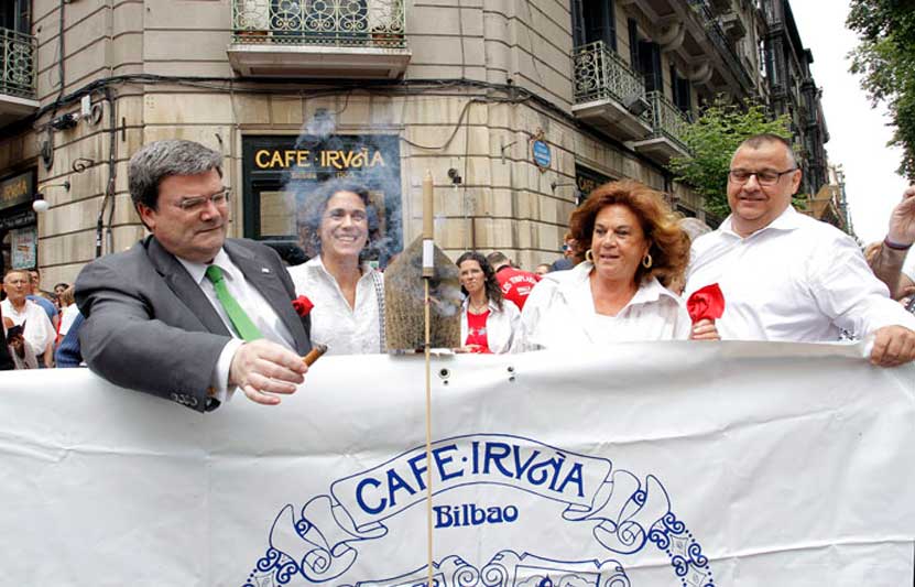 El Café Iruña de Bilbao celebra San Fermín