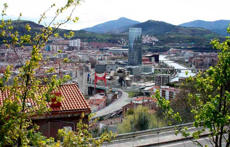 Vistas de Bilbao desde Artxanda