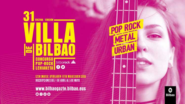 Concurso Pop Rock Villa de Bilbao 2019