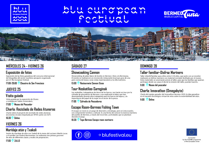 Festival Europeo sobre el Turismo Pesquero-blu-European Festival-European Fish Tourism Festival - FISHFEST-bilbao-bizkaia-bermeo