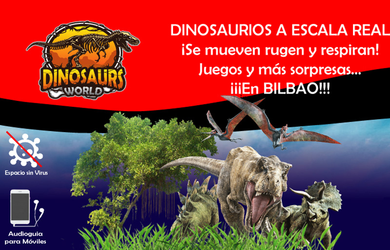 Dinosaurs World llega a Bilbao | Bilbao Plan